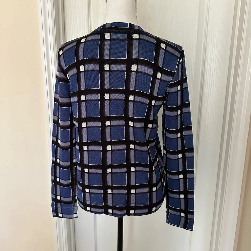 Marc by Marc Jacobs Blue Checkered Sweater, Sz S
